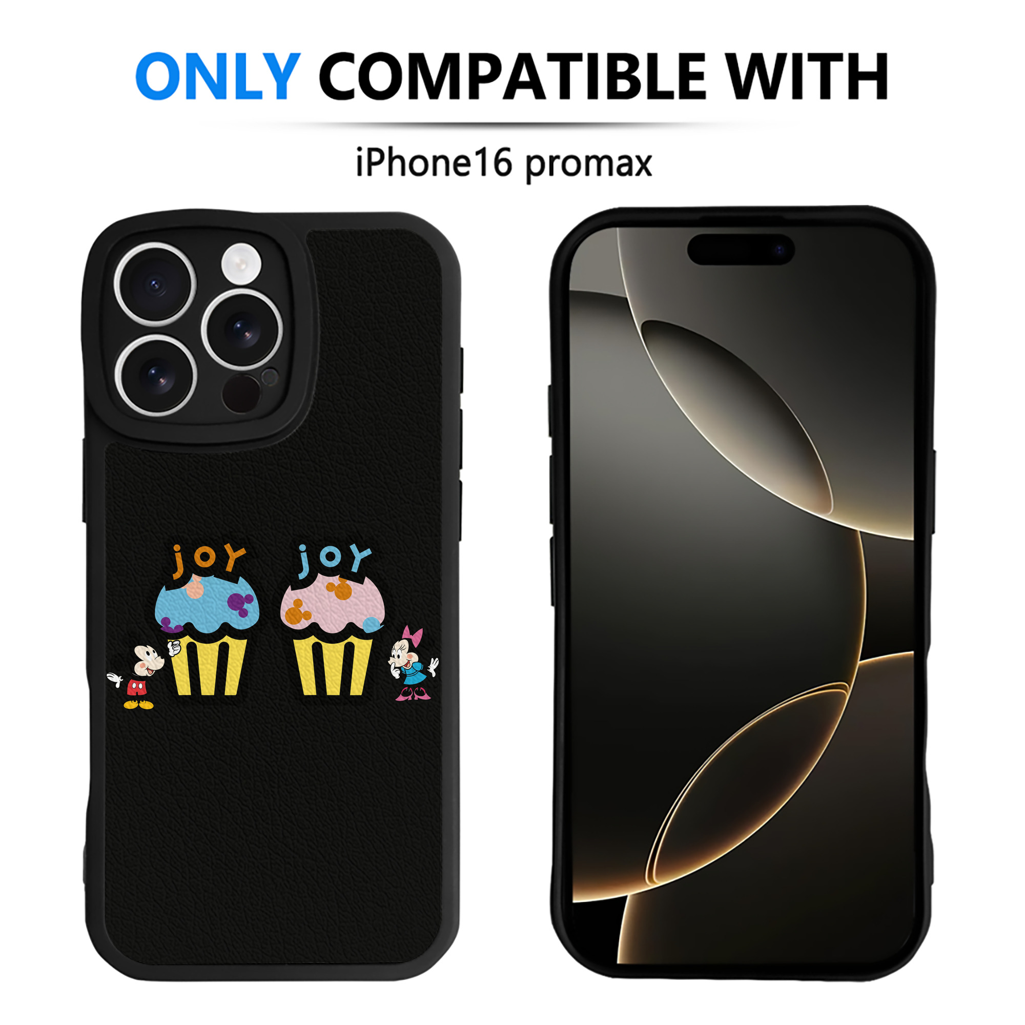 （画像用） ミッキーマウス Mickey Mouse 【iPhone 16シリーズ対応】シリコンスマホケース（レザー調） 材質：シリコン